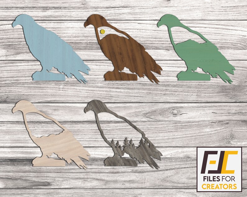 Eagle Laser Cut, Svg Dxf Files. Cnc Files for Wood. Wall Art, Decal ...