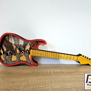 Gitaarconcert lasergesneden SVG-, DXF-bestand - direct downloaden voor doe-het-zelf-houtbewerkingsprojecten en ambachten