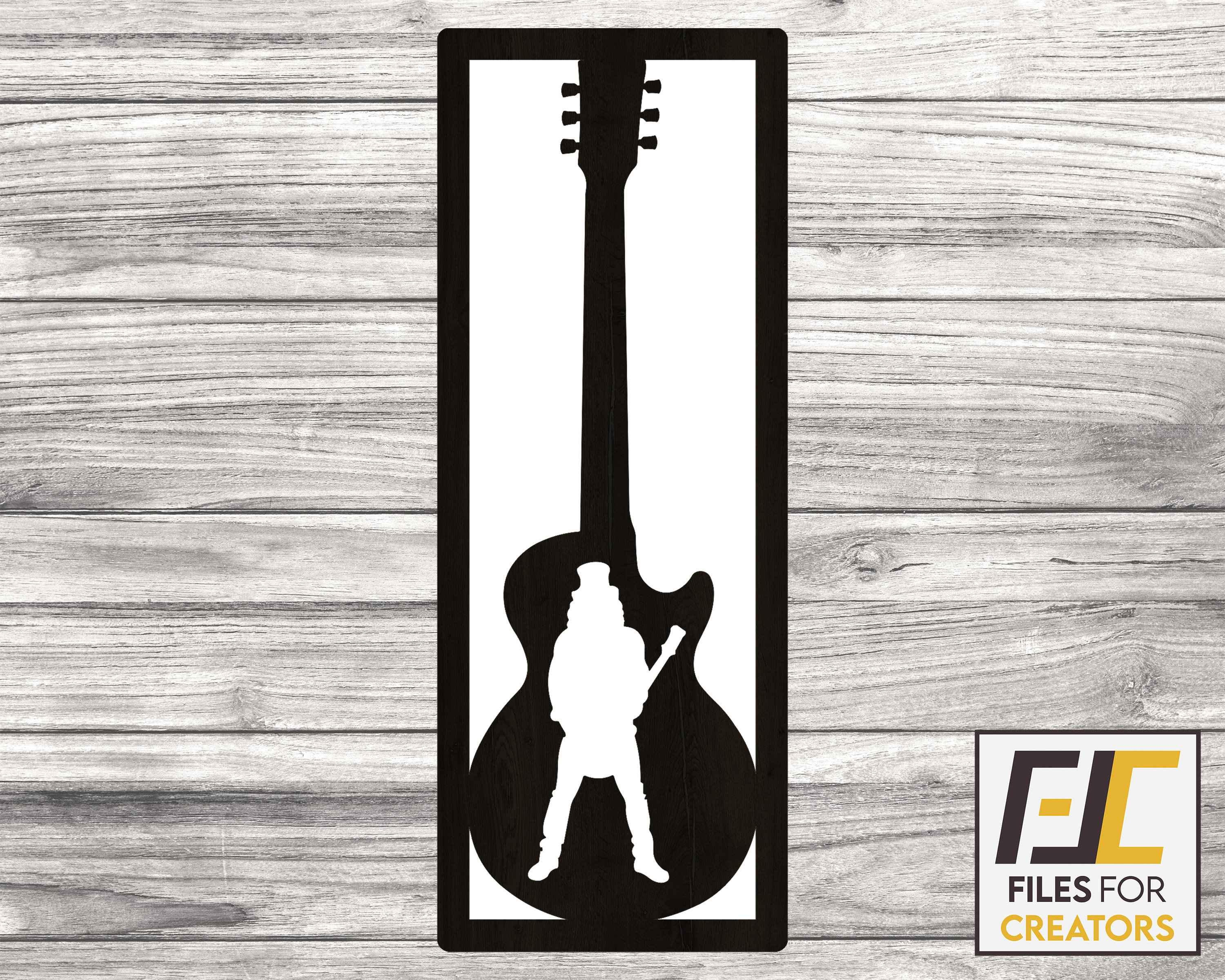 Guitar Slash Laser Cut, Svg Dxf Files. Cnc Files for Wood. Wall Art ...