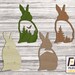 Rabbit Laser Cut, Svg Dxf Files. Cnc Files for Wood. Wall Art, Decal ...