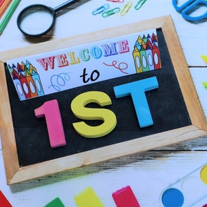 First Day of School Student Gift Mini SIDEWALK CHALK - Welcome Class Gift from Teacher, Back to School, Gift for Students from Teacher