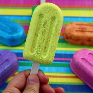 JUMBO Popsicle Party Favor Sidewalk Chalk End of Year Class Gift, Kids Summer Birthday, Beach Party, Too Two Cool Party image 4