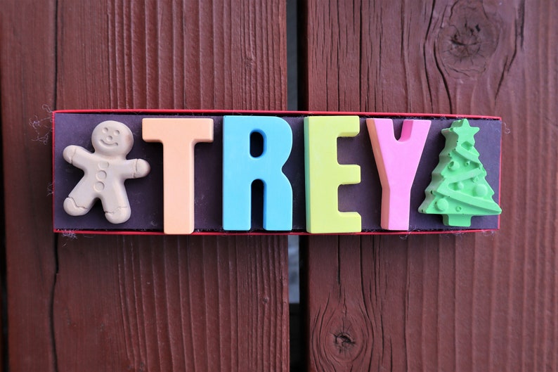 Personalized NAME SIDEWALK CHALK: Custom Gift for Kids, Easter Basket Stuffer, Christmas Stocking Stuffer, Birthday Gift, Non Edible Gifts image 3