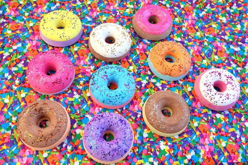 JUMBO Donut Sidewalk Chalk Sprinkles Donut Theme Birthday Etsy
