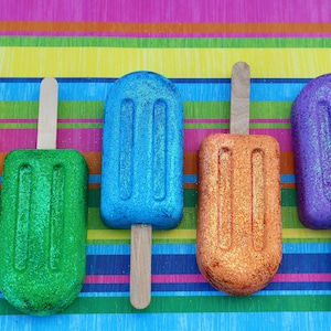 JUMBO Popsicle Party Favor Sidewalk Chalk End of Year Class Gift, Kids Summer Birthday, Beach Party, Too Two Cool Party image 5