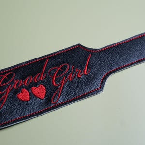 Good Girl Paddle Bookmark | Spicy Romance Reader Gift | Funny BookTok Bookmark Nero
