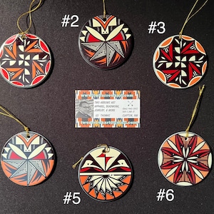 Navajo Ceramic Christmas Ornaments