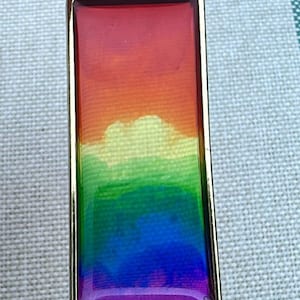 Rainbow Necklace / PRIDE / LGBTQ+ / Gold / Gift/ Handmade