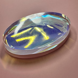 Handmade Holographic Iridescent Dish, Holder, Soap dish, Trinket Tray, Home Decor