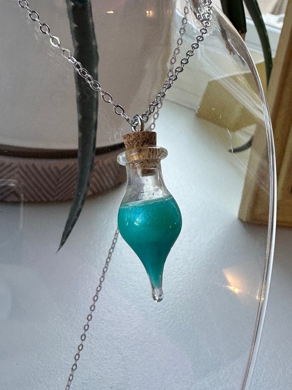 Handmade on sale resin necklace