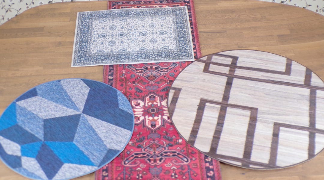 1:24 Scale Dollhouse Rugs - 50+ Different Styles, Shapes, and Sizes to ...