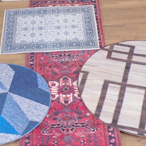 1:24 Scale Dollhouse Rugs - 50+ Different Styles, Shapes, and Sizes to ...