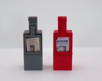 1:24 Scale Vintage Newpaper Vending Machines