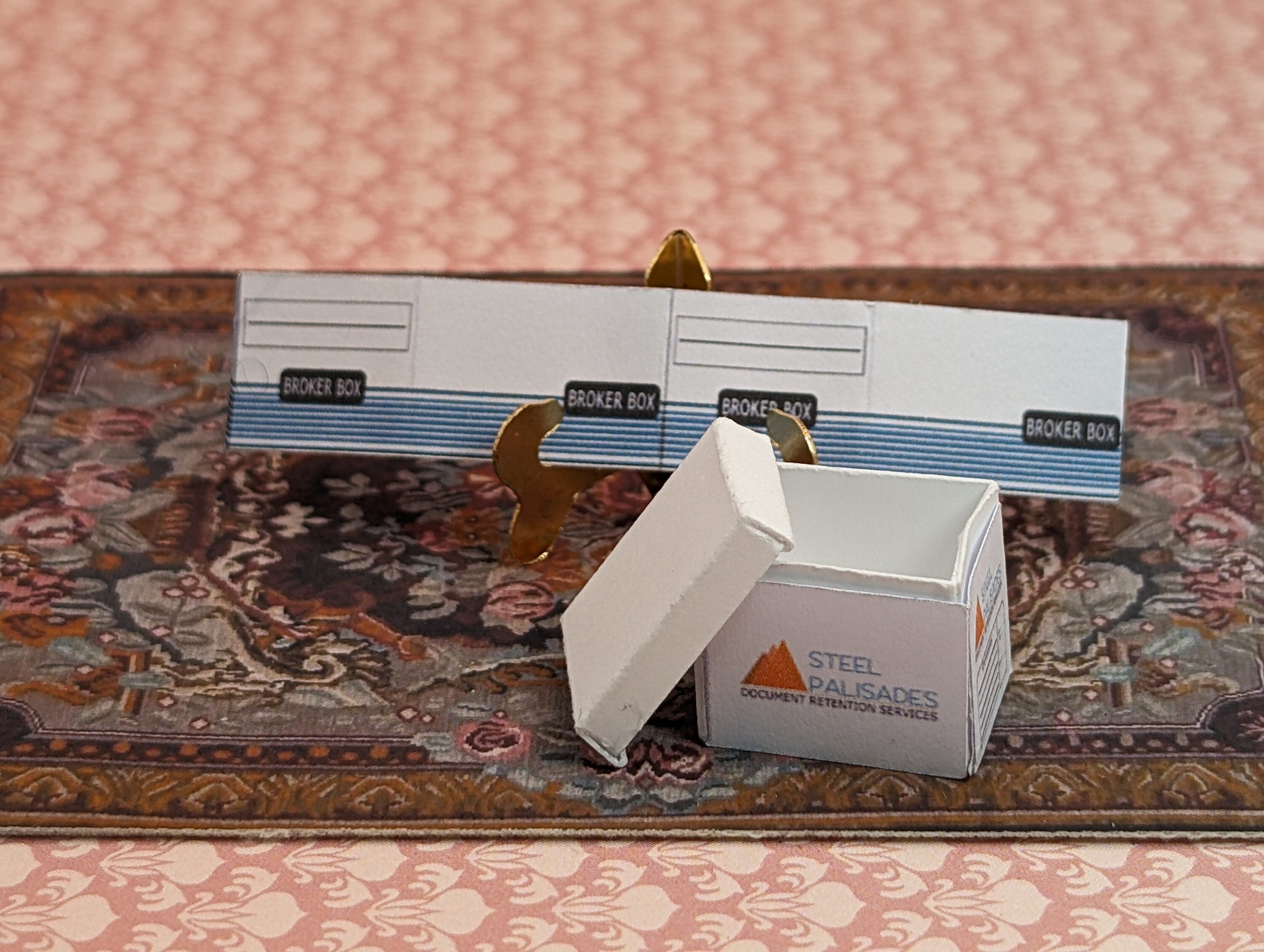 1 24 scale office file boxes set of 3 boxes each with labels etsy