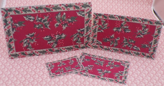 1:24 Scale Christmas Rugs - 5 Styles, 4 Sizes Each