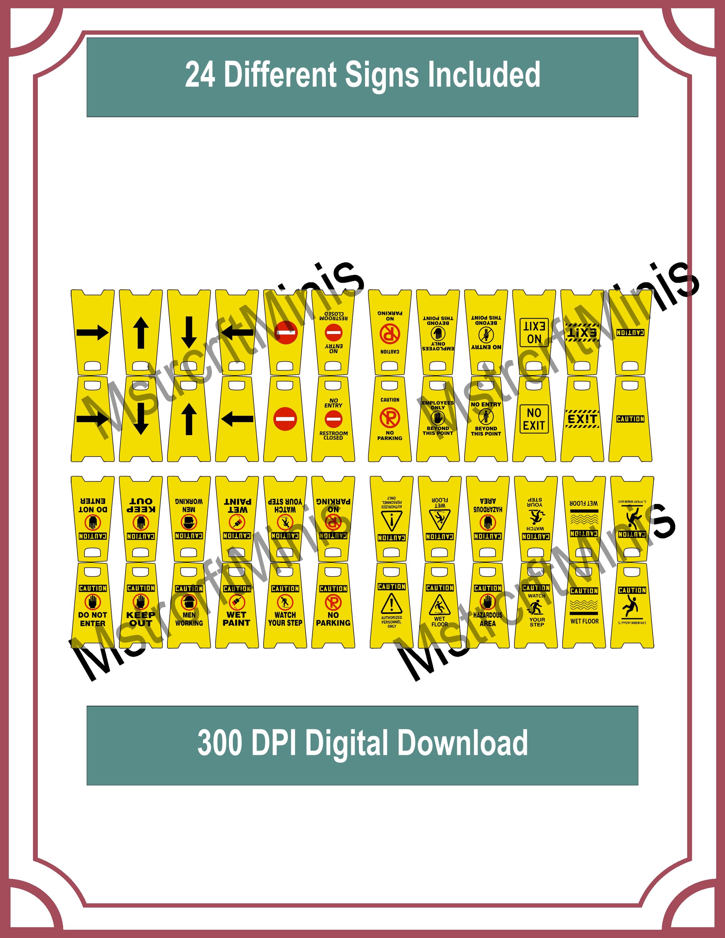 1:24 Scale Miniature Printable 