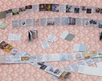 1:24 Scale Generic Inside Book Pages - 8.5 x 11 Books