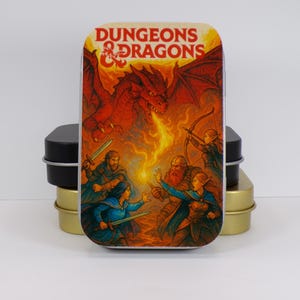 The &quot;Encount-Tin&quot; – Portable D&D Dice / Accessory Storage in an Altoids-Style Case - “Pack the adventure in your pocket.”