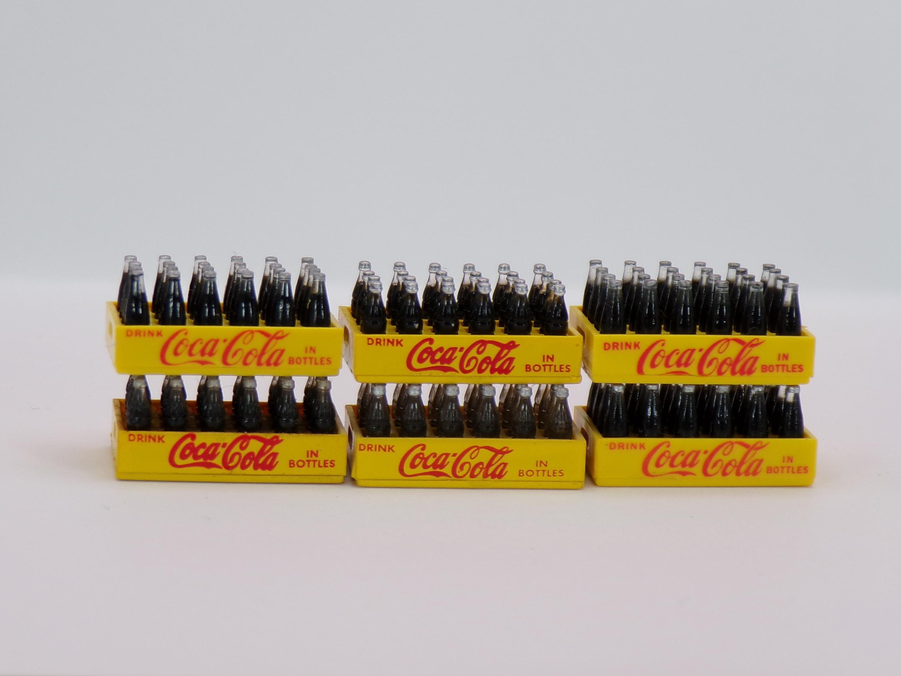 Coca-Cola クラシックガラスボトル 24本セット ビンテージミニチュア
