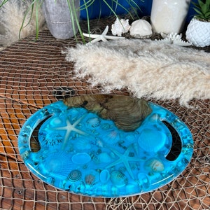 Ocean Sea Shell Charcuterie Board, Serving Board