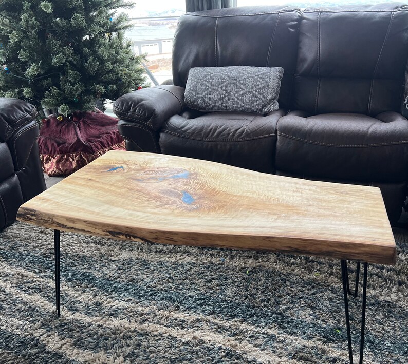 Live Edge Resin Table Etsy