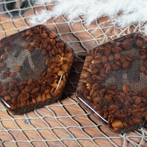 Coffee Bean Coasters
