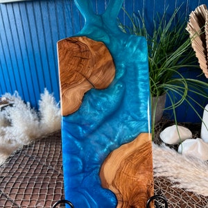 Blue Charcuterie Board, Serving Board