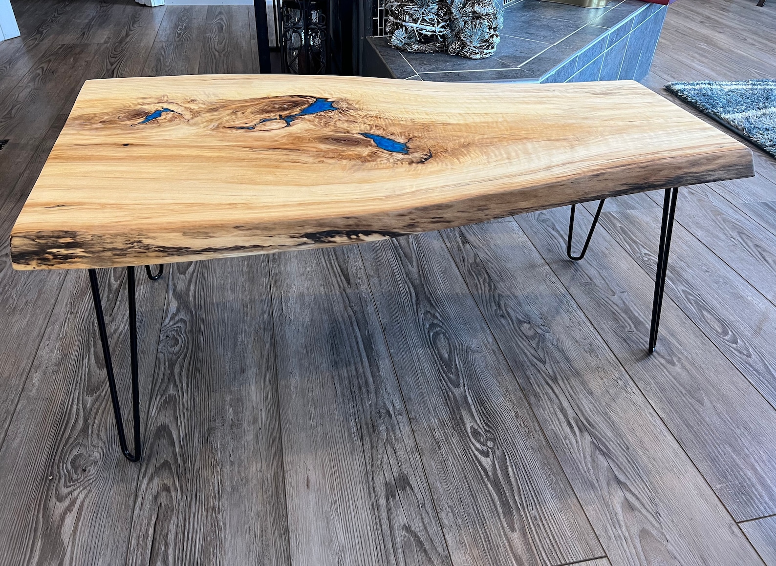 Live Edge Resin Table Etsy