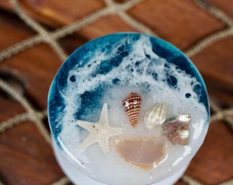 海の波と海の風景のポップソケット