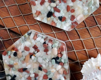 Rock Resin Coasters
