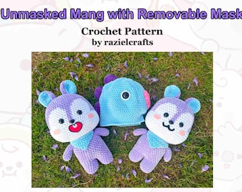 Pattern for Unmasked Mang with Removable Mask