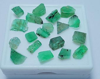 Lapidary cabb 10lb ROUGH EMERALD GEMS NATURAL UNSEARCHED MINERAL wholesale LOT 