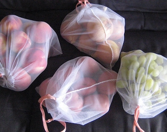 Fruit and vegie mesh bags