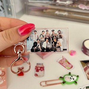 Kpop Ateez keychain, Ateez keychain, Ateez merch, Kpop merch, Kpop cute keychain