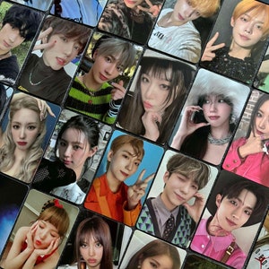 Die offiziellen k-pop Fotokarten, Morgen x zusammen Stück, Twice Stück, Mamamoo Stück, G(i)-dle Stück, NewJeans Stück, Xdinary Heroes Stück, Le Sserafim Stück