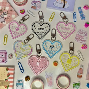 Kpop keychain, Acrylic keychain, EXO keychain, Blackpink keychain, TWICE keychain, Seventeen Keychain, NCT keychain