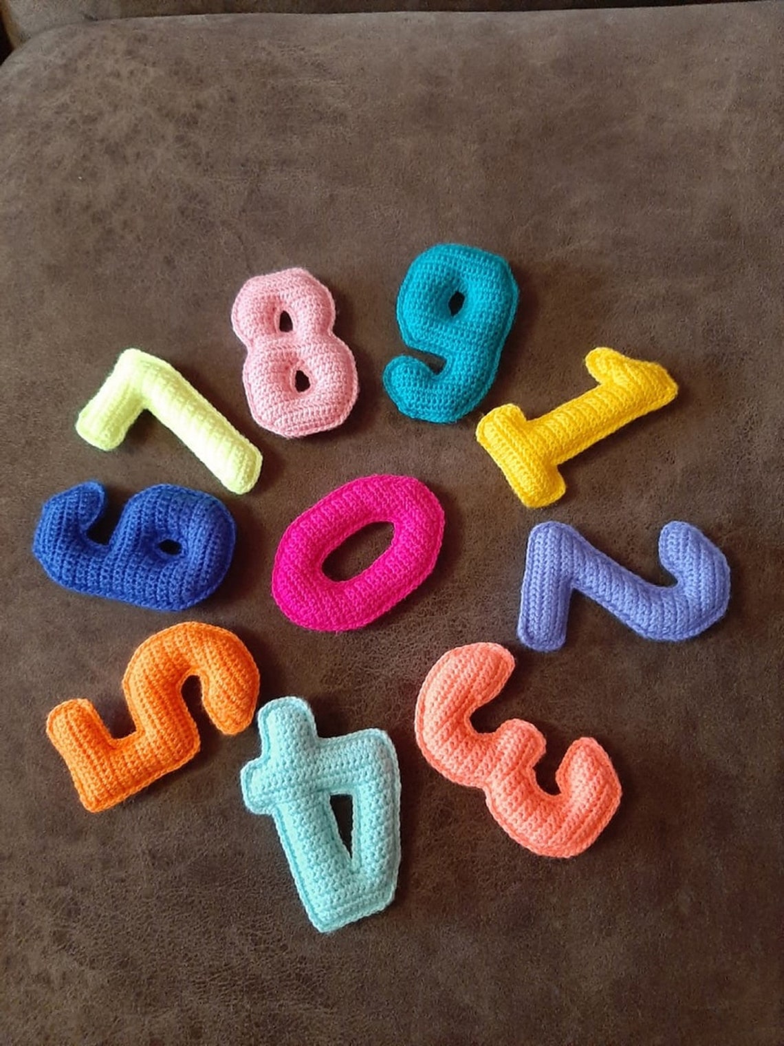 A set of numbers. crocheting Etsy