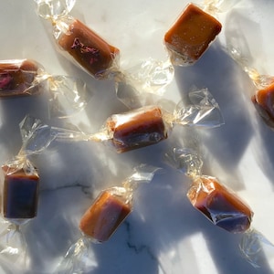 Honey Caramel Mix, Gourmet candy, Organic snacks, Gift for Sweet Tooth
