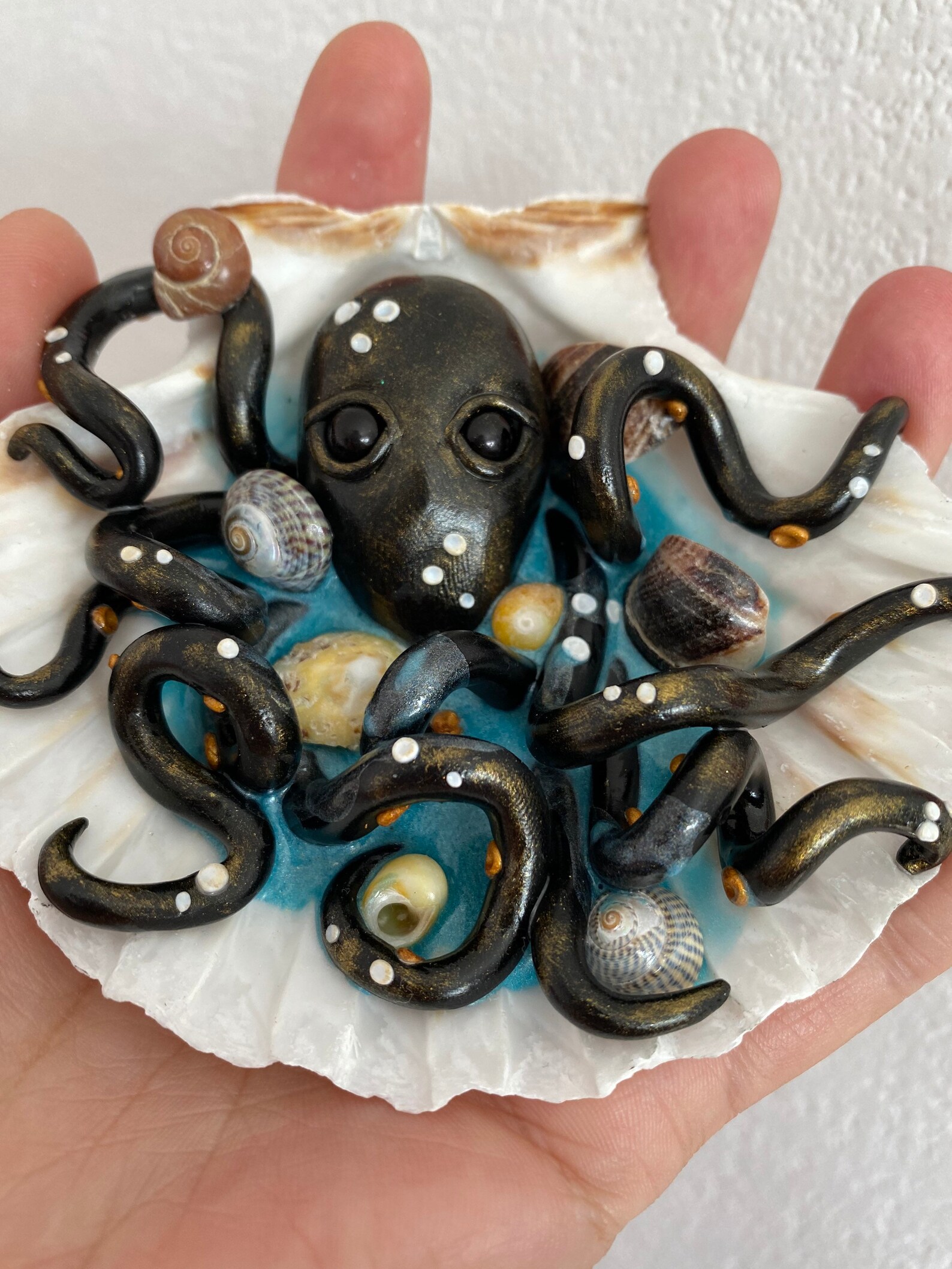 Polymer clay octopus Etsy