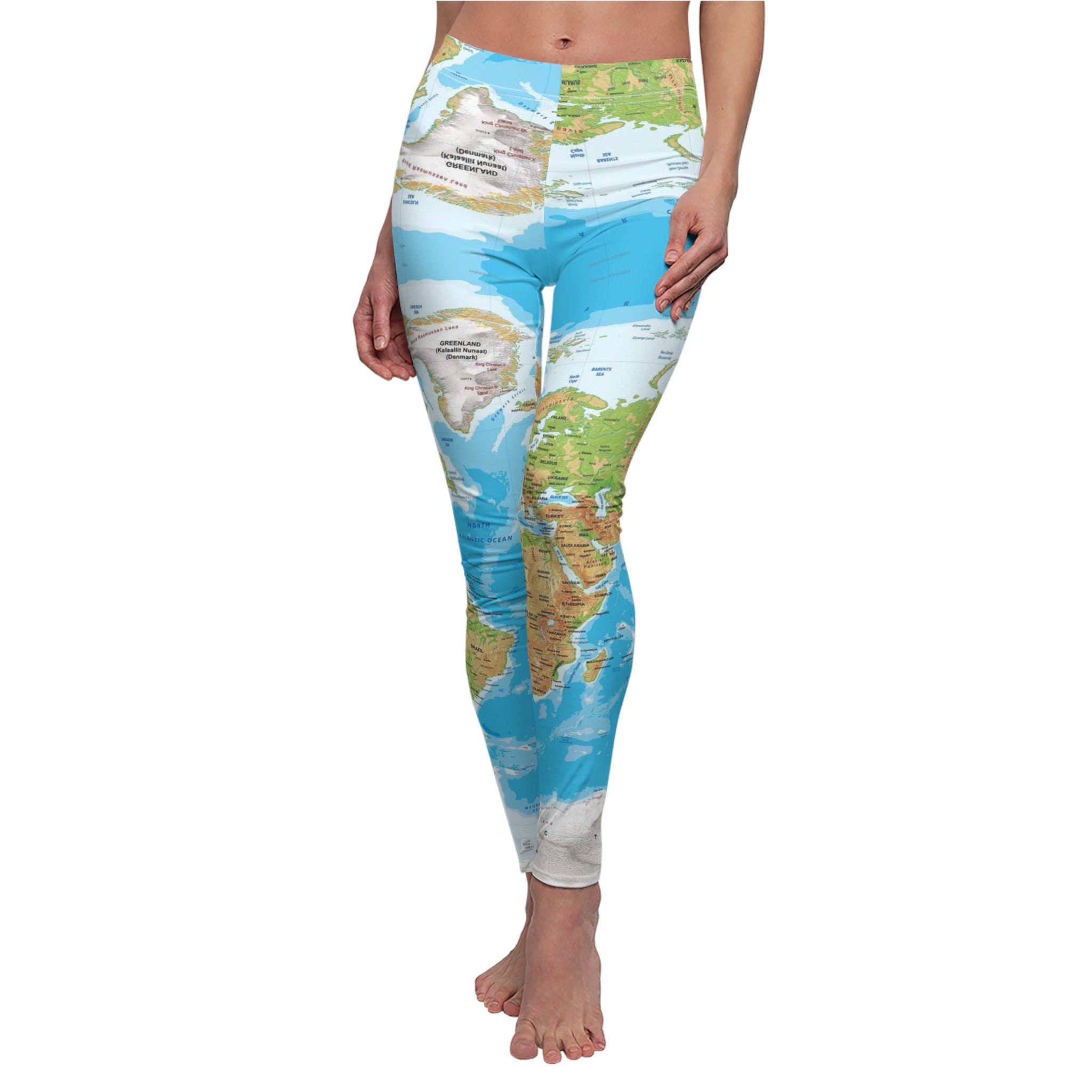 Map Print Lounge Pants - Women - Ready-to-Wear