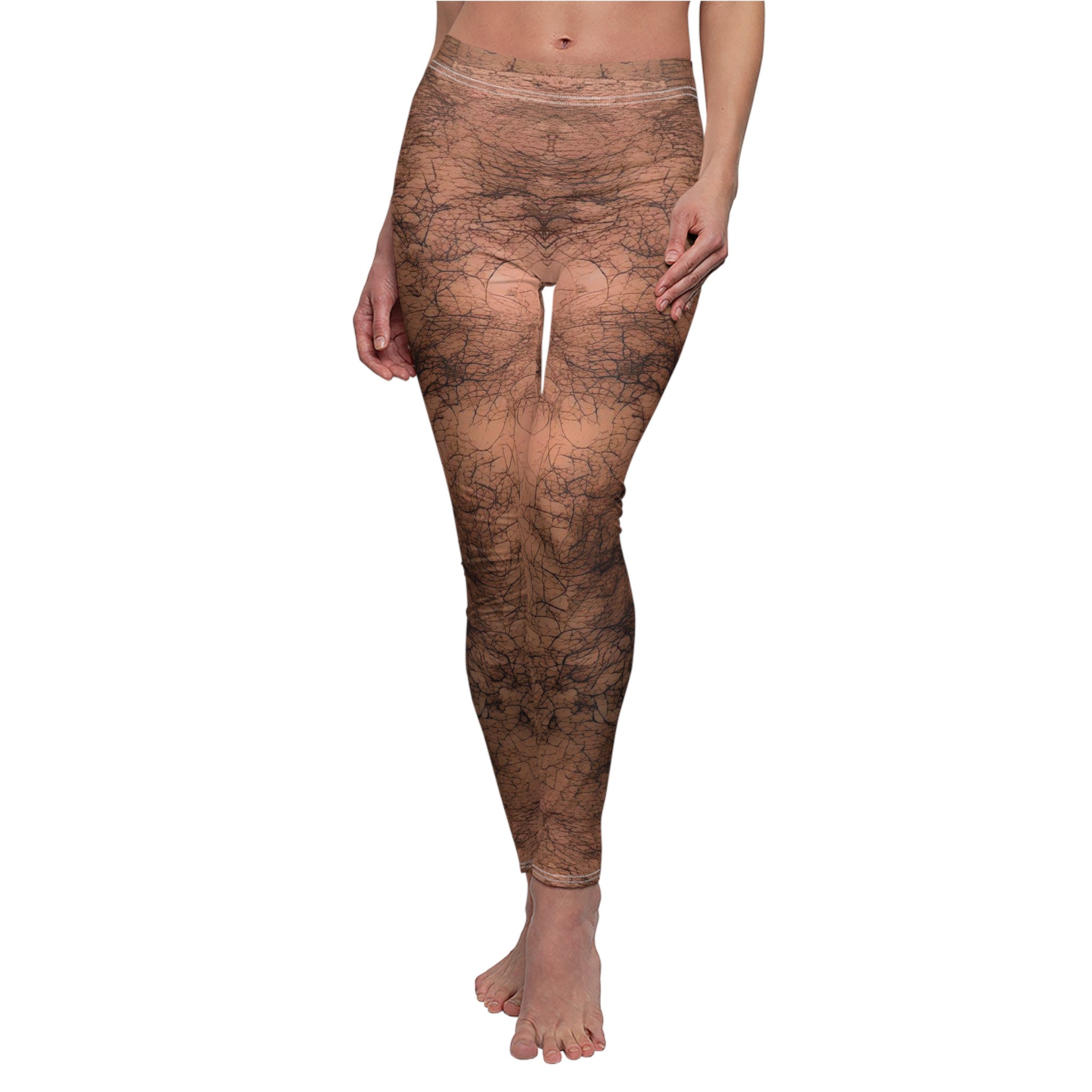 Custom Hairy Legging, Hair Pattern Legging for Women, Custom Hairy Skin