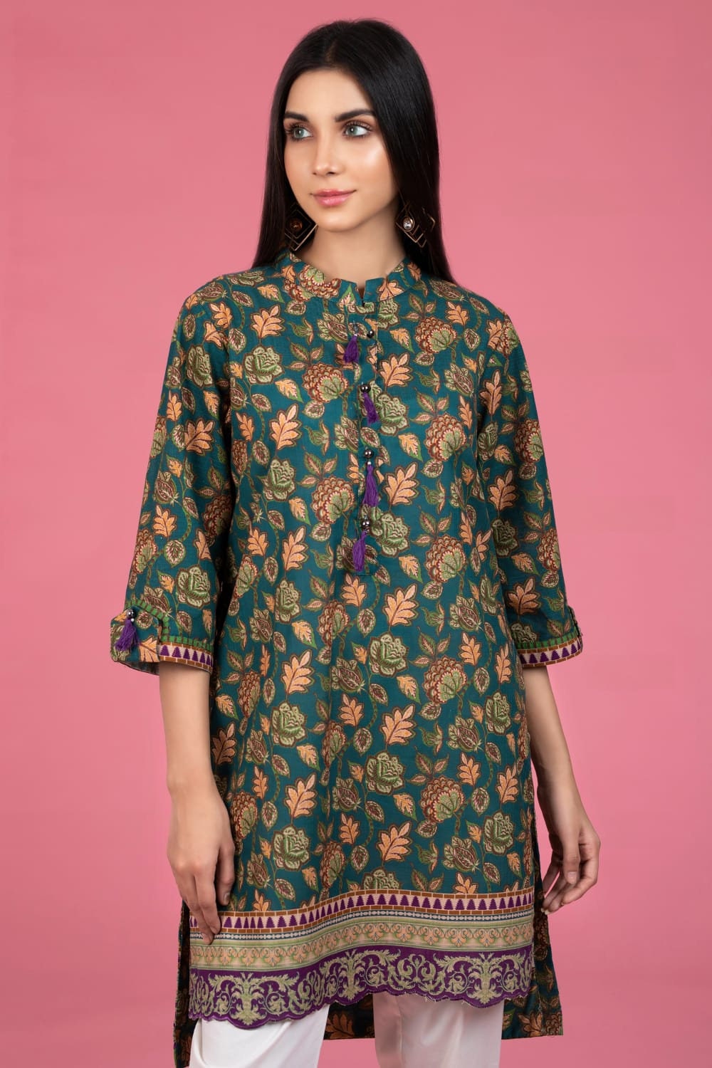 gul ahmed kurti style