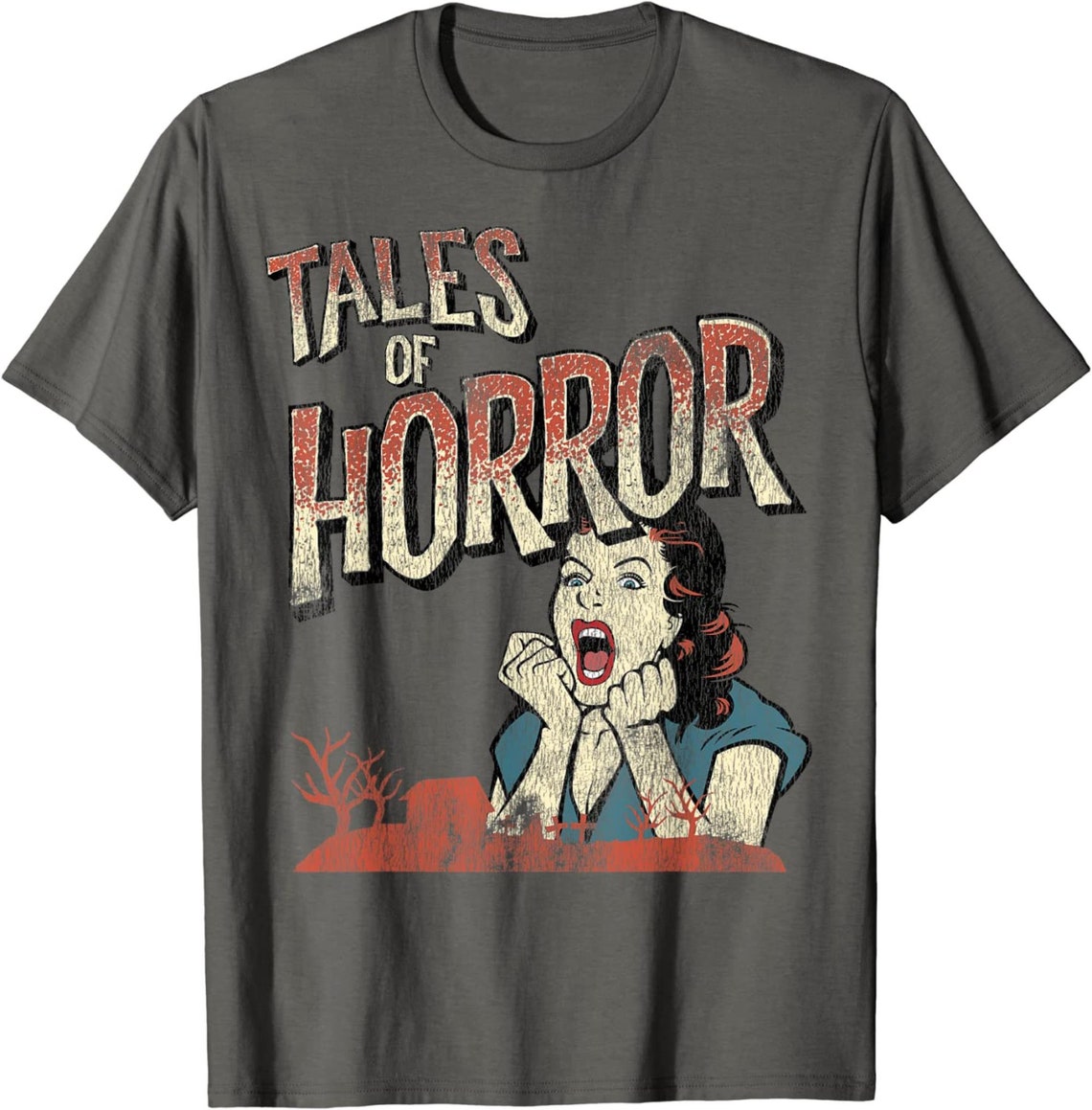 Vintage Horror Movie Poster Shirt Funny Halloween TShirt Etsy