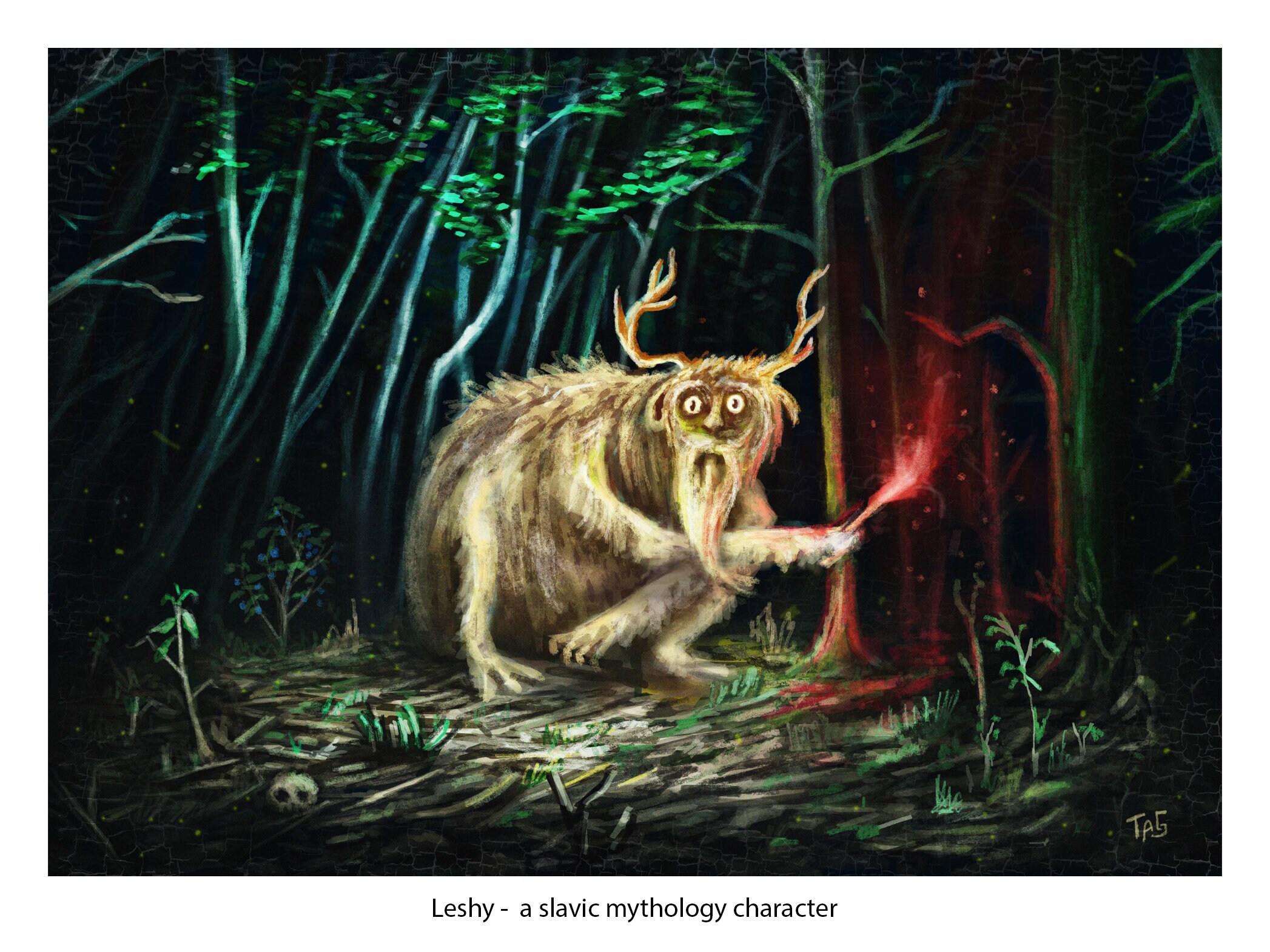 Horror Character Digital Commission Fantasy Mythological - Etsy