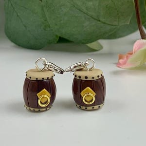 Handgjord Taiko-trumberlock: Dragkedja i polymerlera för musiker