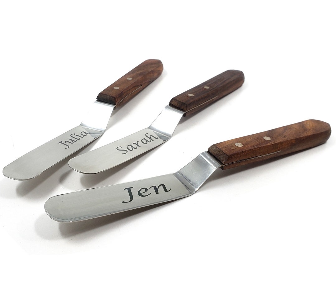 Customized Baker's Spatula, Engraved Icing Spreader, Frosting Spreader