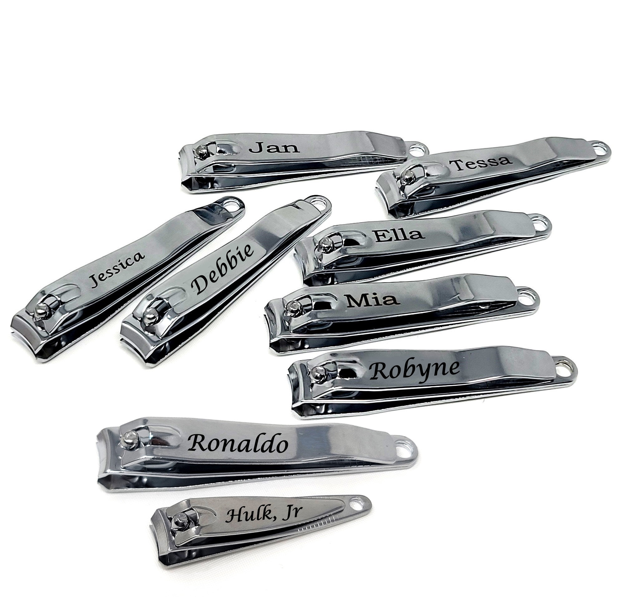 Nagelknipser-Set 4 Stück – Aus Edelstahl, Scharf, Für Dicke Nägel, Mit Integrierter Feile, Für Männer & Frauen