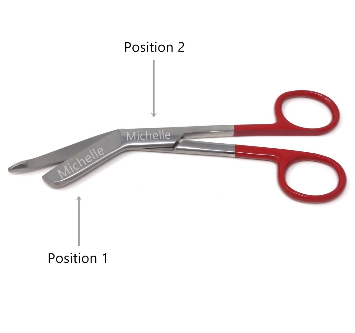 Customized Engraved 5.5 Bandage Scissors for Nurses Etsy