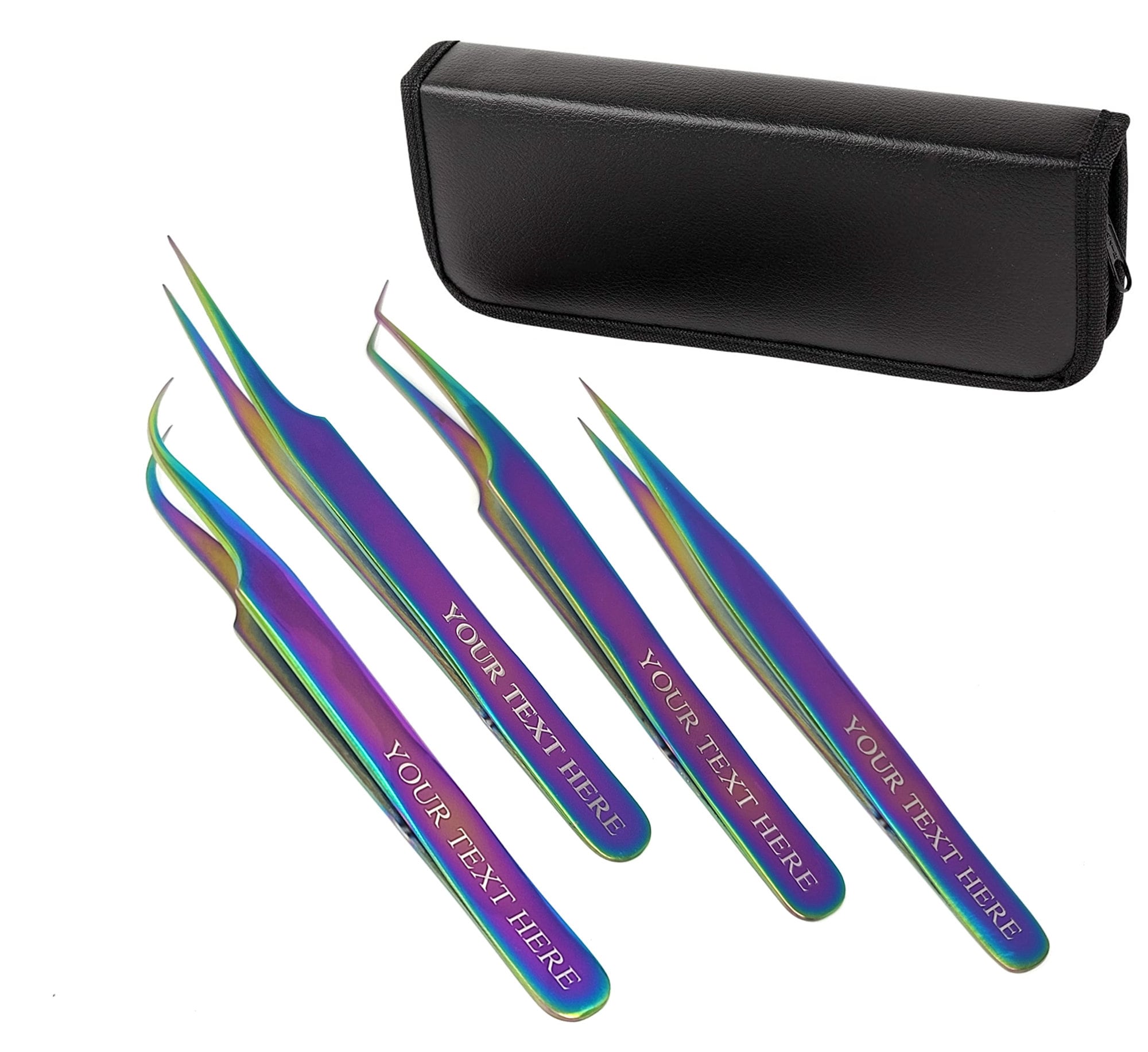 Lash Curved Tweezers Eyelash Extension Personalized Gift Set Etsy