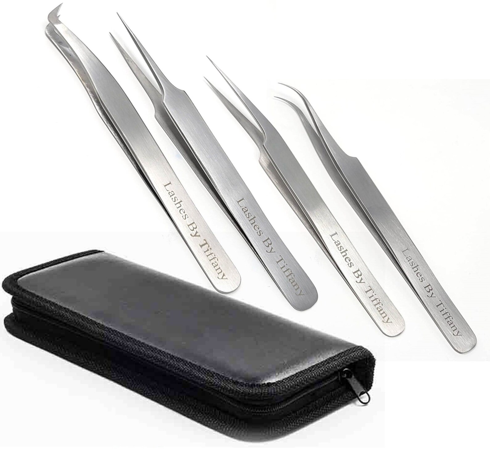 Personalized Silver Tweezers A Set of 4 Precise Tweezers & Etsy